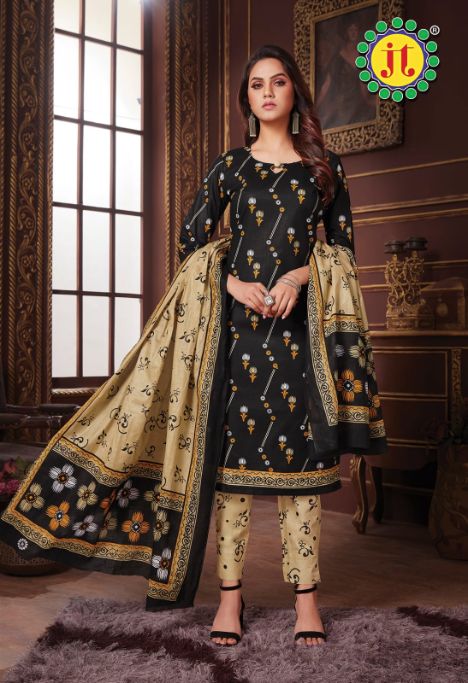 Jt Aleena 3 Casual Daily Wear Cotton Printed Designer Dress Material Collection